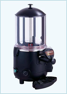 Tazón de policarbonato y cuerpo de ABS color negro de alta resistencia. \nCaldera de agua de acero inoxidable con protector térmico, bandeja de goteo con indicador de advertencia de llenado. Termostato digital y agitador. \n \nCapacidad: 10 Litros
