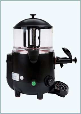Tazón de policarbonato y cuerpo de ABS color negro de alta resistencia. \nCaldera de agua de acero inoxidable con protector térmico, bandeja de goteo con indicador de advertencia de llenado. Termostato digital y agitador. Capacidad: 5 Litros