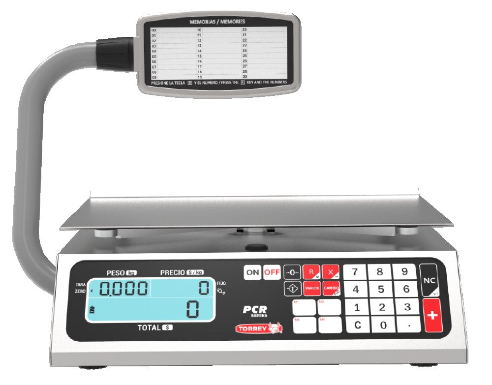 Báscula comercial 20 kg y 40kg PCR